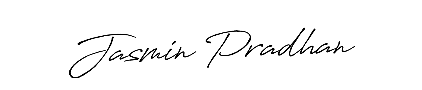 You should practise on your own different ways (Antro_Vectra_Bolder) to write your name (Jasmin Pradhan) in signature. don't let someone else do it for you. Jasmin Pradhan signature style 7 images and pictures png