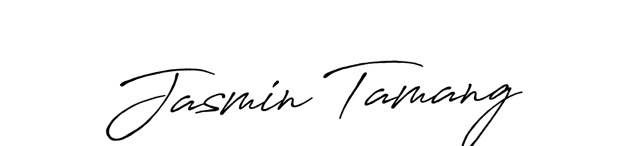 You should practise on your own different ways (Antro_Vectra_Bolder) to write your name (Jasmin Tamang) in signature. don't let someone else do it for you. Jasmin Tamang signature style 7 images and pictures png