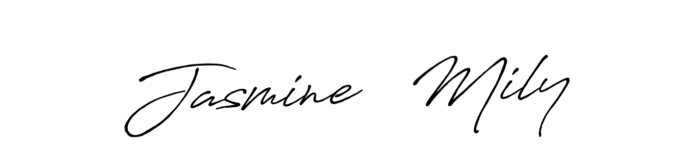You can use this online signature creator to create a handwritten signature for the name Jasmine   Mily. This is the best online autograph maker. Jasmine   Mily signature style 7 images and pictures png