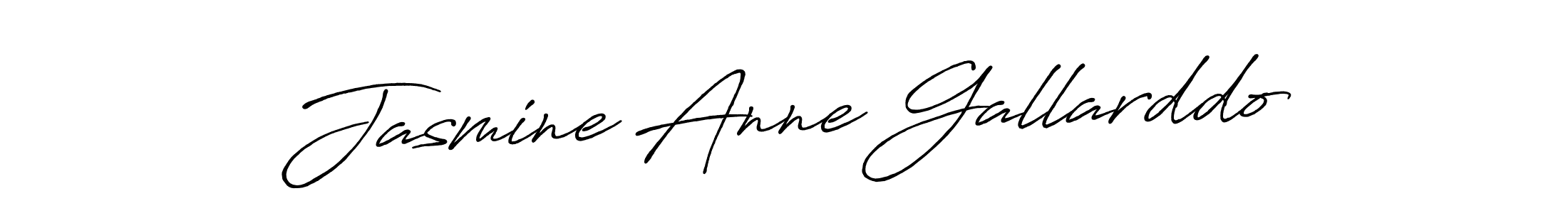 Design your own signature with our free online signature maker. With this signature software, you can create a handwritten (Antro_Vectra_Bolder) signature for name Jasmine Anne Gallarddo. Jasmine Anne Gallarddo signature style 7 images and pictures png