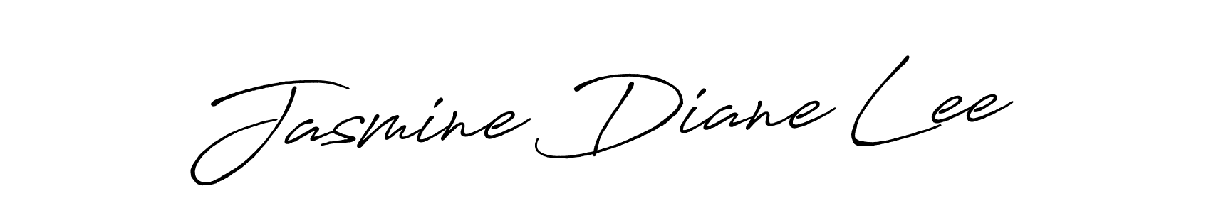 Antro_Vectra_Bolder is a professional signature style that is perfect for those who want to add a touch of class to their signature. It is also a great choice for those who want to make their signature more unique. Get Jasmine Diane Lee name to fancy signature for free. Jasmine Diane Lee signature style 7 images and pictures png