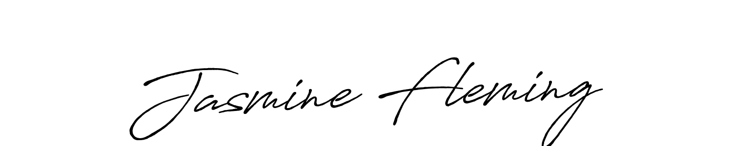 Design your own signature with our free online signature maker. With this signature software, you can create a handwritten (Antro_Vectra_Bolder) signature for name Jasmine Fleming. Jasmine Fleming signature style 7 images and pictures png