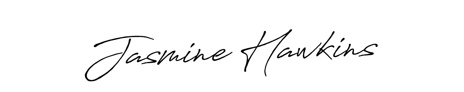 Make a beautiful signature design for name Jasmine Hawkins. With this signature (Antro_Vectra_Bolder) style, you can create a handwritten signature for free. Jasmine Hawkins signature style 7 images and pictures png