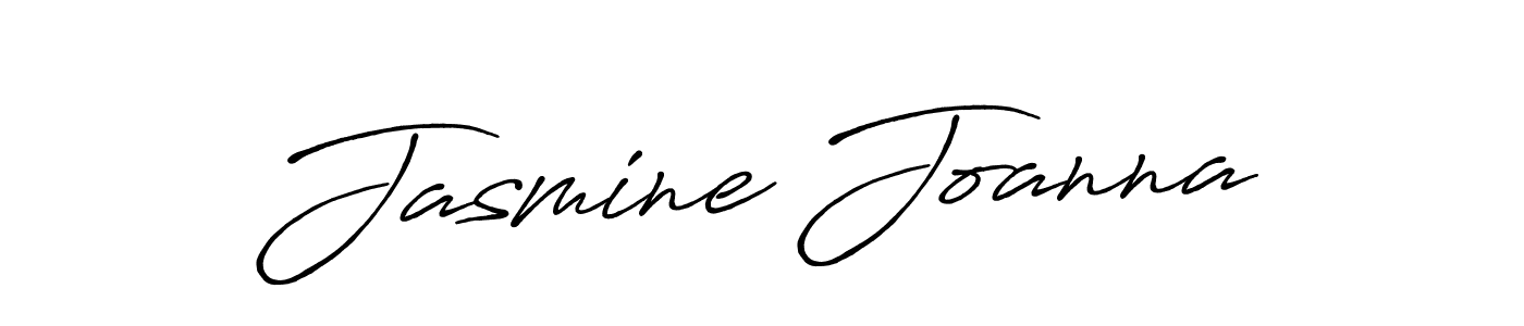 Also we have Jasmine Joanna name is the best signature style. Create professional handwritten signature collection using Antro_Vectra_Bolder autograph style. Jasmine Joanna signature style 7 images and pictures png