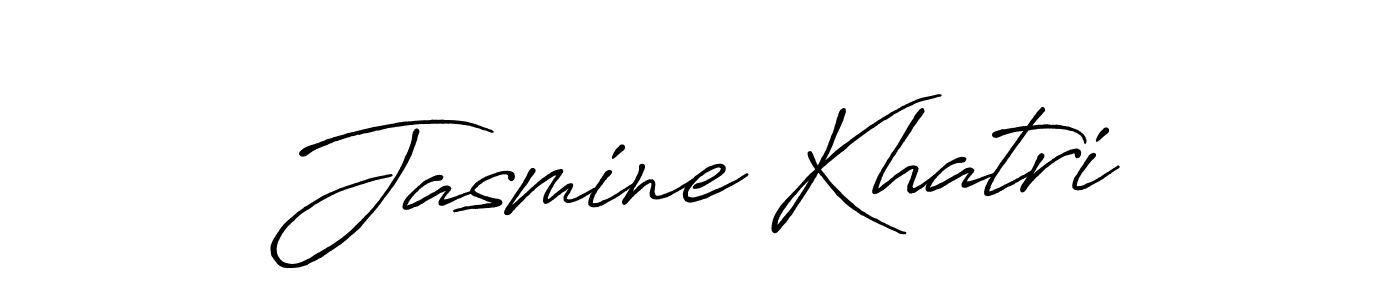 Use a signature maker to create a handwritten signature online. With this signature software, you can design (Antro_Vectra_Bolder) your own signature for name Jasmine Khatri. Jasmine Khatri signature style 7 images and pictures png