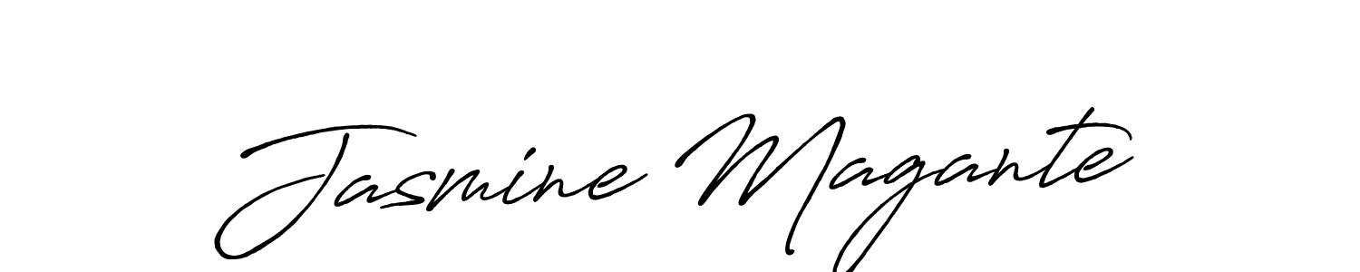 Once you've used our free online signature maker to create your best signature Antro_Vectra_Bolder style, it's time to enjoy all of the benefits that Jasmine Magante name signing documents. Jasmine Magante signature style 7 images and pictures png