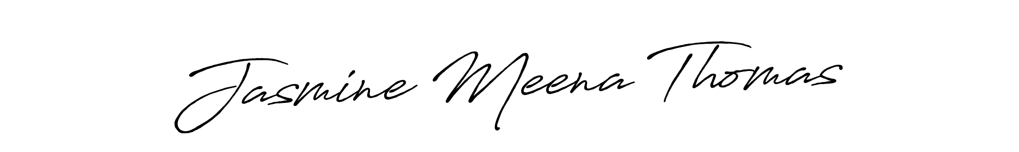 Also we have Jasmine Meena Thomas name is the best signature style. Create professional handwritten signature collection using Antro_Vectra_Bolder autograph style. Jasmine Meena Thomas signature style 7 images and pictures png