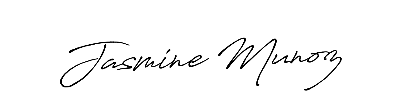 Also we have Jasmine Munoz name is the best signature style. Create professional handwritten signature collection using Antro_Vectra_Bolder autograph style. Jasmine Munoz signature style 7 images and pictures png