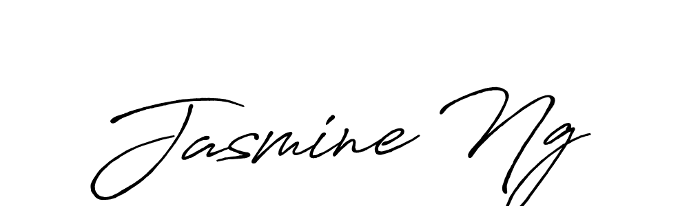 Also we have Jasmine Ng name is the best signature style. Create professional handwritten signature collection using Antro_Vectra_Bolder autograph style. Jasmine Ng signature style 7 images and pictures png