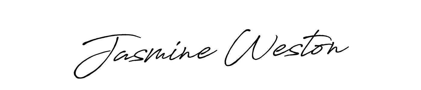The best way (Antro_Vectra_Bolder) to make a short signature is to pick only two or three words in your name. The name Jasmine Weston include a total of six letters. For converting this name. Jasmine Weston signature style 7 images and pictures png