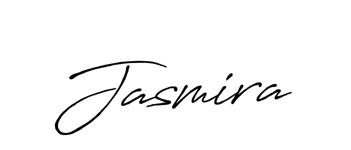 Jasmira stylish signature style. Best Handwritten Sign (Antro_Vectra_Bolder) for my name. Handwritten Signature Collection Ideas for my name Jasmira. Jasmira signature style 7 images and pictures png