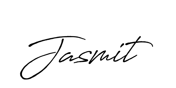 Create a beautiful signature design for name Jasmit. With this signature (Antro_Vectra_Bolder) fonts, you can make a handwritten signature for free. Jasmit signature style 7 images and pictures png