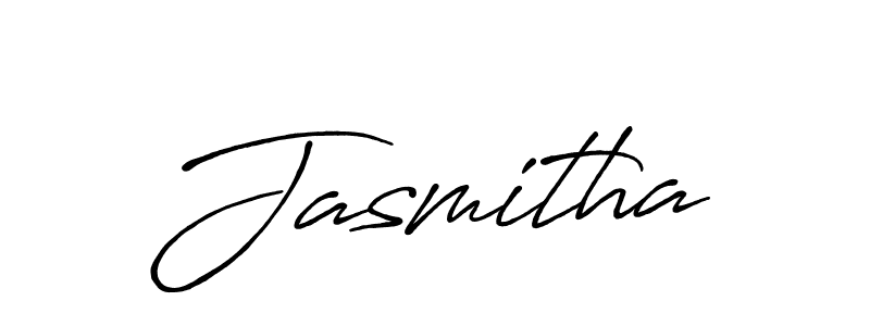 Make a beautiful signature design for name Jasmitha. Use this online signature maker to create a handwritten signature for free. Jasmitha signature style 7 images and pictures png