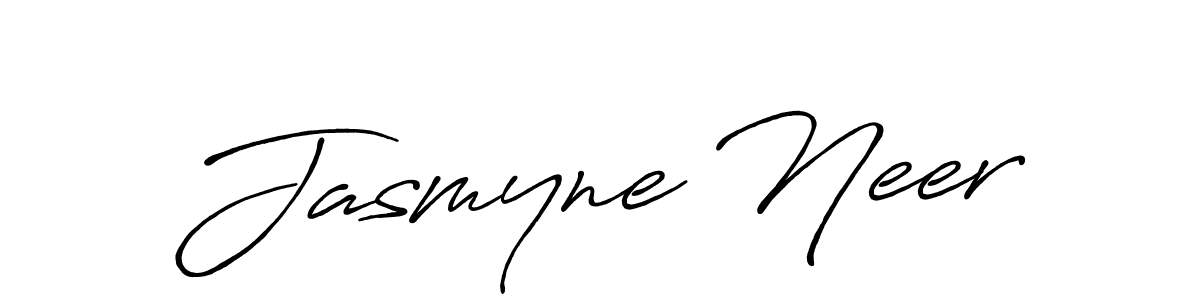 The best way (Antro_Vectra_Bolder) to make a short signature is to pick only two or three words in your name. The name Jasmyne Neer include a total of six letters. For converting this name. Jasmyne Neer signature style 7 images and pictures png