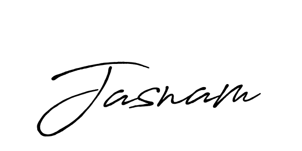 Similarly Antro_Vectra_Bolder is the best handwritten signature design. Signature creator online .You can use it as an online autograph creator for name Jasnam. Jasnam signature style 7 images and pictures png