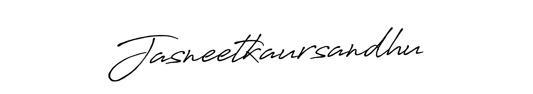 How to make Jasneetkaursandhu name signature. Use Antro_Vectra_Bolder style for creating short signs online. This is the latest handwritten sign. Jasneetkaursandhu signature style 7 images and pictures png