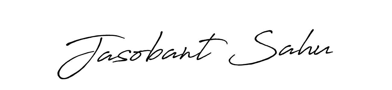 This is the best signature style for the Jasobant Sahu name. Also you like these signature font (Antro_Vectra_Bolder). Mix name signature. Jasobant Sahu signature style 7 images and pictures png