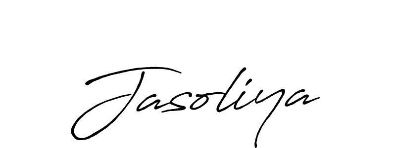 It looks lik you need a new signature style for name Jasoliya. Design unique handwritten (Antro_Vectra_Bolder) signature with our free signature maker in just a few clicks. Jasoliya signature style 7 images and pictures png