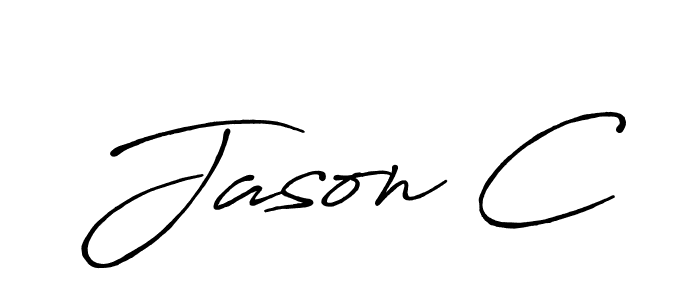 Similarly Antro_Vectra_Bolder is the best handwritten signature design. Signature creator online .You can use it as an online autograph creator for name Jason C. Jason C signature style 7 images and pictures png
