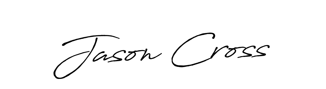 Also we have Jason Cross name is the best signature style. Create professional handwritten signature collection using Antro_Vectra_Bolder autograph style. Jason Cross signature style 7 images and pictures png