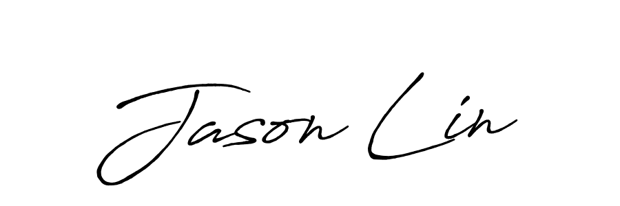 Design your own signature with our free online signature maker. With this signature software, you can create a handwritten (Antro_Vectra_Bolder) signature for name Jason Lin. Jason Lin signature style 7 images and pictures png