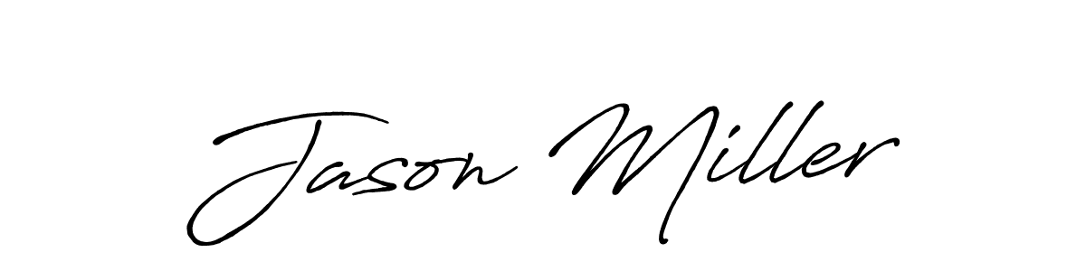 It looks lik you need a new signature style for name Jason Miller. Design unique handwritten (Antro_Vectra_Bolder) signature with our free signature maker in just a few clicks. Jason Miller signature style 7 images and pictures png
