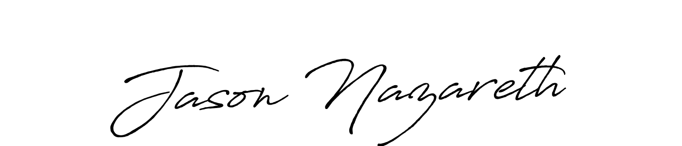 It looks lik you need a new signature style for name Jason Nazareth. Design unique handwritten (Antro_Vectra_Bolder) signature with our free signature maker in just a few clicks. Jason Nazareth signature style 7 images and pictures png