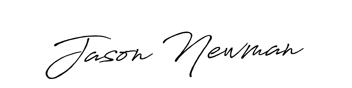 Create a beautiful signature design for name Jason Newman. With this signature (Antro_Vectra_Bolder) fonts, you can make a handwritten signature for free. Jason Newman signature style 7 images and pictures png