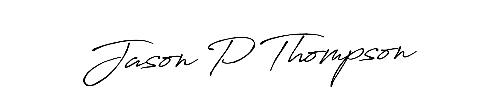 Make a beautiful signature design for name Jason P Thompson. Use this online signature maker to create a handwritten signature for free. Jason P Thompson signature style 7 images and pictures png