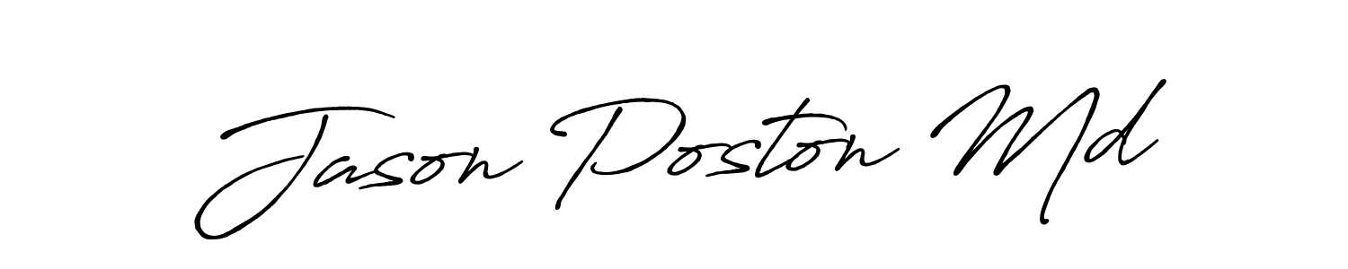 Also You can easily find your signature by using the search form. We will create Jason Poston Md name handwritten signature images for you free of cost using Antro_Vectra_Bolder sign style. Jason Poston Md signature style 7 images and pictures png