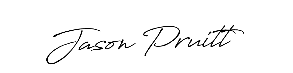 Design your own signature with our free online signature maker. With this signature software, you can create a handwritten (Antro_Vectra_Bolder) signature for name Jason Pruitt. Jason Pruitt signature style 7 images and pictures png