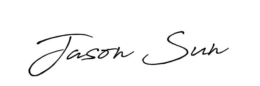 Also You can easily find your signature by using the search form. We will create Jason Sun name handwritten signature images for you free of cost using Antro_Vectra_Bolder sign style. Jason Sun signature style 7 images and pictures png