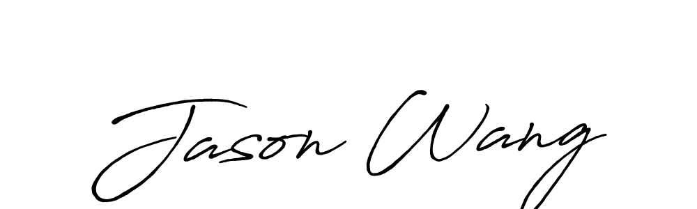 Antro_Vectra_Bolder is a professional signature style that is perfect for those who want to add a touch of class to their signature. It is also a great choice for those who want to make their signature more unique. Get Jason Wang name to fancy signature for free. Jason Wang signature style 7 images and pictures png