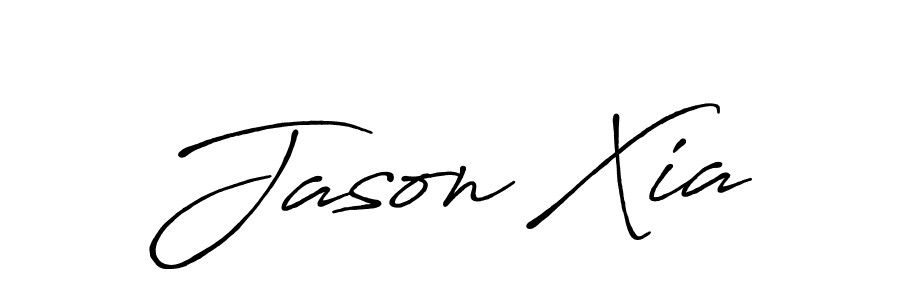 How to make Jason Xia signature? Antro_Vectra_Bolder is a professional autograph style. Create handwritten signature for Jason Xia name. Jason Xia signature style 7 images and pictures png