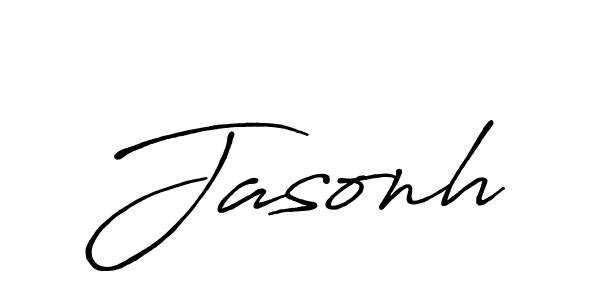 Create a beautiful signature design for name Jasonh. With this signature (Antro_Vectra_Bolder) fonts, you can make a handwritten signature for free. Jasonh signature style 7 images and pictures png