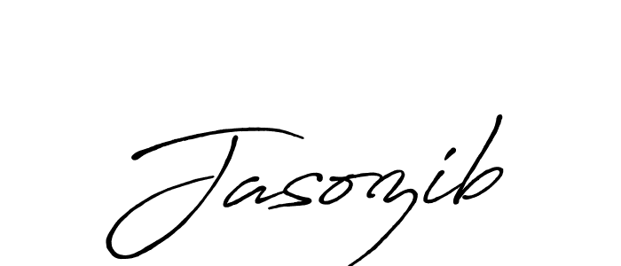 Make a beautiful signature design for name Jasozib. With this signature (Antro_Vectra_Bolder) style, you can create a handwritten signature for free. Jasozib signature style 7 images and pictures png