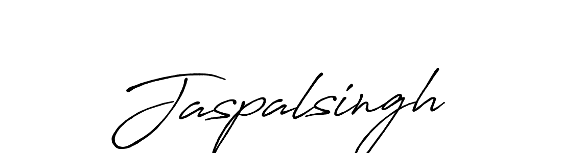 Design your own signature with our free online signature maker. With this signature software, you can create a handwritten (Antro_Vectra_Bolder) signature for name Jaspalsingh. Jaspalsingh signature style 7 images and pictures png