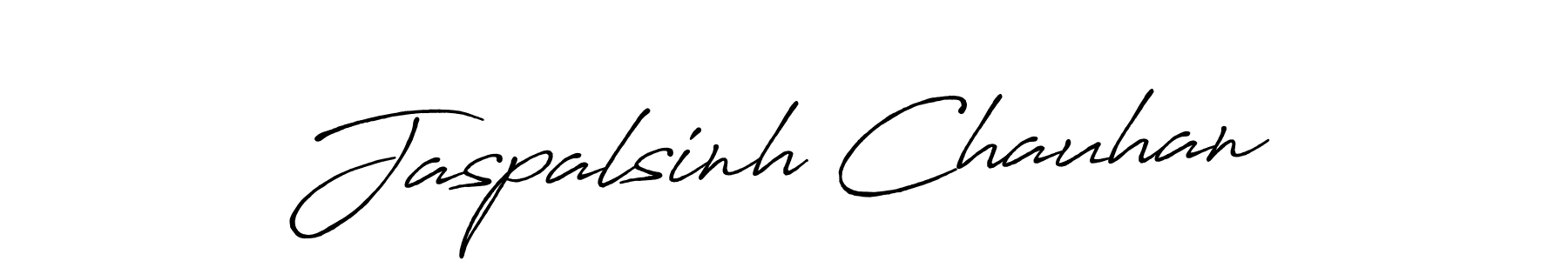 Jaspalsinh Chauhan stylish signature style. Best Handwritten Sign (Antro_Vectra_Bolder) for my name. Handwritten Signature Collection Ideas for my name Jaspalsinh Chauhan. Jaspalsinh Chauhan signature style 7 images and pictures png