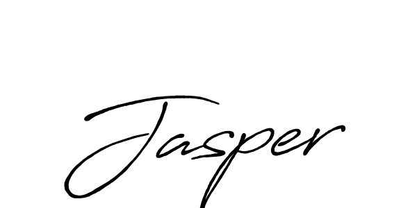 Jasper stylish signature style. Best Handwritten Sign (Antro_Vectra_Bolder) for my name. Handwritten Signature Collection Ideas for my name Jasper. Jasper signature style 7 images and pictures png