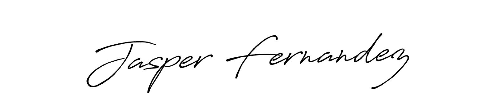 Make a beautiful signature design for name Jasper Fernandez. With this signature (Antro_Vectra_Bolder) style, you can create a handwritten signature for free. Jasper Fernandez signature style 7 images and pictures png