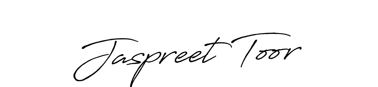 The best way (Antro_Vectra_Bolder) to make a short signature is to pick only two or three words in your name. The name Jaspreet Toor include a total of six letters. For converting this name. Jaspreet Toor signature style 7 images and pictures png