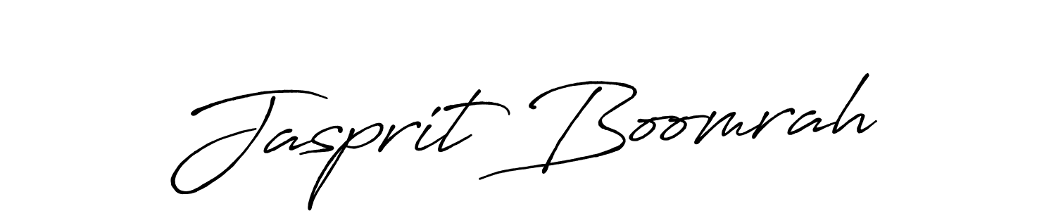 Jasprit Boomrah stylish signature style. Best Handwritten Sign (Antro_Vectra_Bolder) for my name. Handwritten Signature Collection Ideas for my name Jasprit Boomrah. Jasprit Boomrah signature style 7 images and pictures png