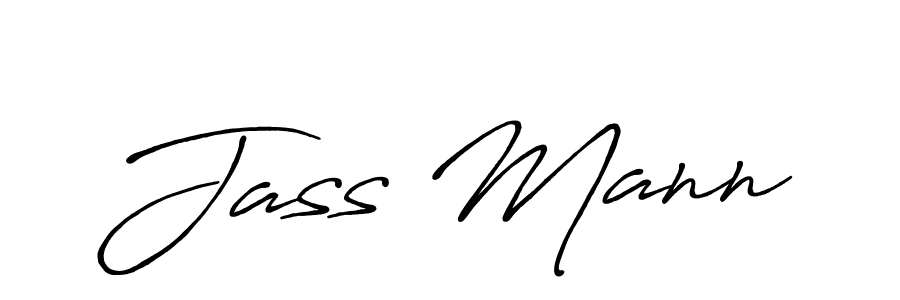 Use a signature maker to create a handwritten signature online. With this signature software, you can design (Antro_Vectra_Bolder) your own signature for name Jass Mann. Jass Mann signature style 7 images and pictures png