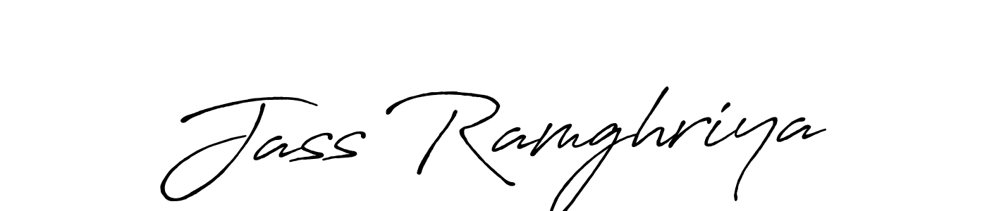 You should practise on your own different ways (Antro_Vectra_Bolder) to write your name (Jass Ramghriya) in signature. don't let someone else do it for you. Jass Ramghriya signature style 7 images and pictures png
