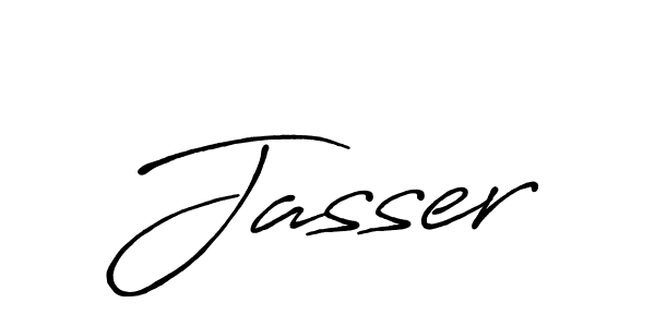 Make a beautiful signature design for name Jasser. Use this online signature maker to create a handwritten signature for free. Jasser signature style 7 images and pictures png