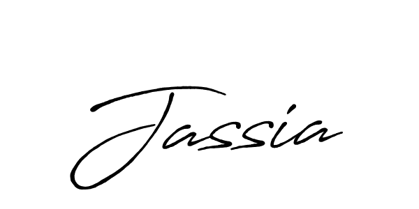 How to make Jassia name signature. Use Antro_Vectra_Bolder style for creating short signs online. This is the latest handwritten sign. Jassia signature style 7 images and pictures png