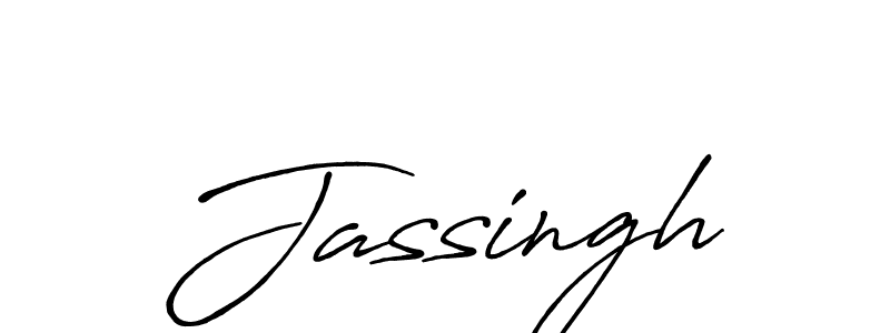 Use a signature maker to create a handwritten signature online. With this signature software, you can design (Antro_Vectra_Bolder) your own signature for name Jassingh. Jassingh signature style 7 images and pictures png
