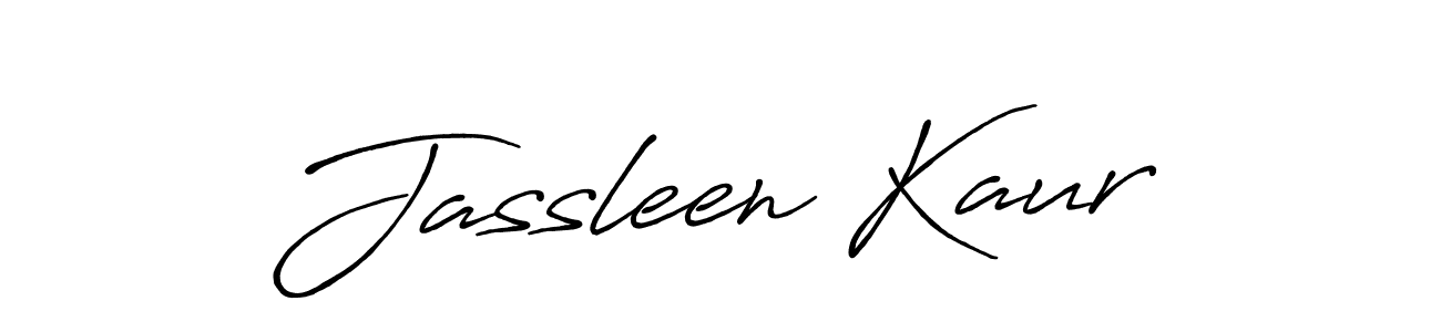 Also we have Jassleen Kaur name is the best signature style. Create professional handwritten signature collection using Antro_Vectra_Bolder autograph style. Jassleen Kaur signature style 7 images and pictures png