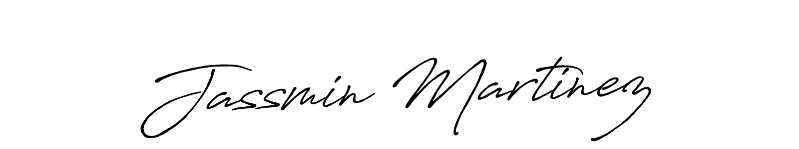 Design your own signature with our free online signature maker. With this signature software, you can create a handwritten (Antro_Vectra_Bolder) signature for name Jassmin Martinez. Jassmin Martinez signature style 7 images and pictures png