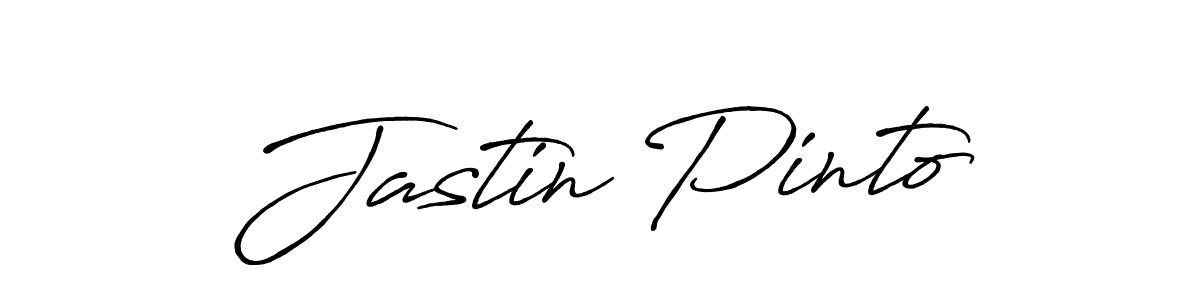Jastin Pinto stylish signature style. Best Handwritten Sign (Antro_Vectra_Bolder) for my name. Handwritten Signature Collection Ideas for my name Jastin Pinto. Jastin Pinto signature style 7 images and pictures png